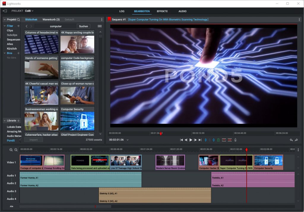 Lightworks - Perangkat Lunak Editing Video Profesional untuk Windows, Linux, dan macOS