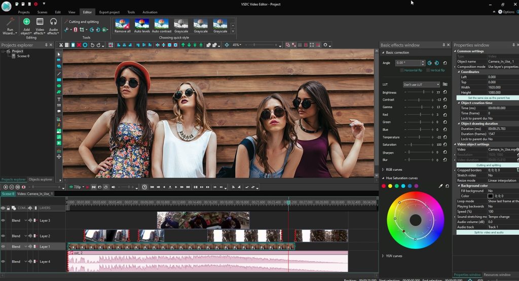 VSDC Free Video Editor - Perangkat Lunak Editing Video Gratis untuk Windows