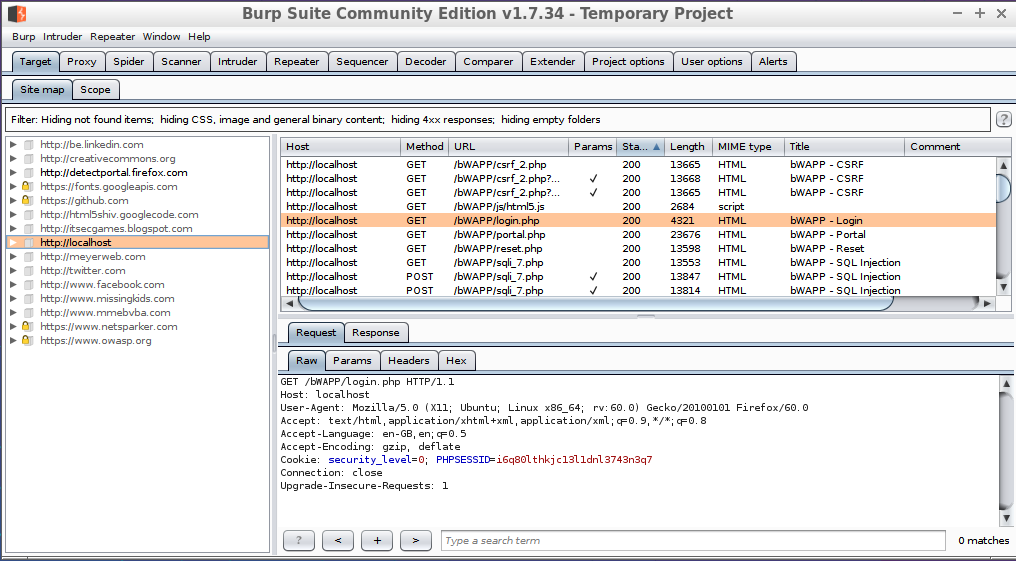 BurpSuite - Software Penetration Testing