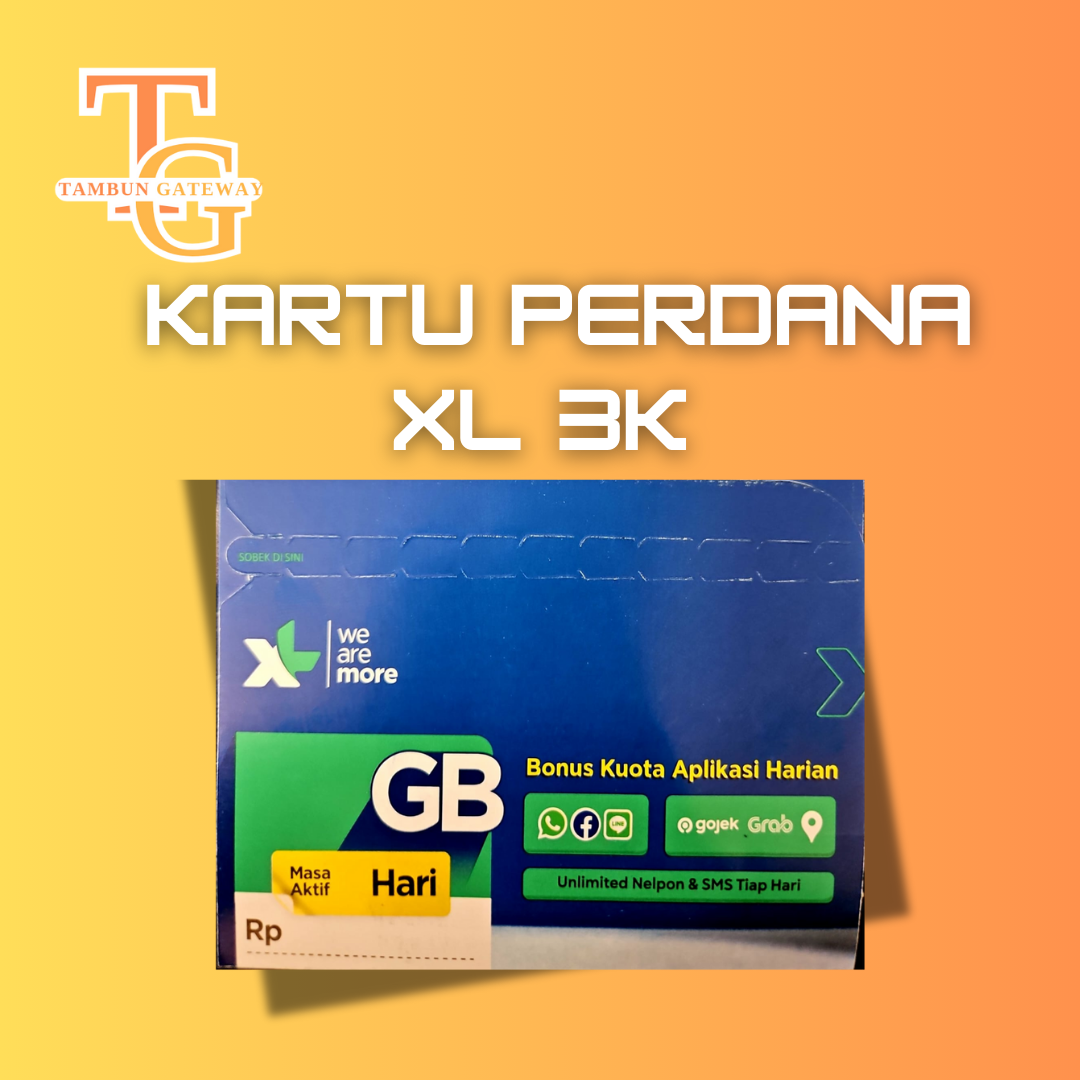 Kartu Perdana XL 3K Nasional Murah